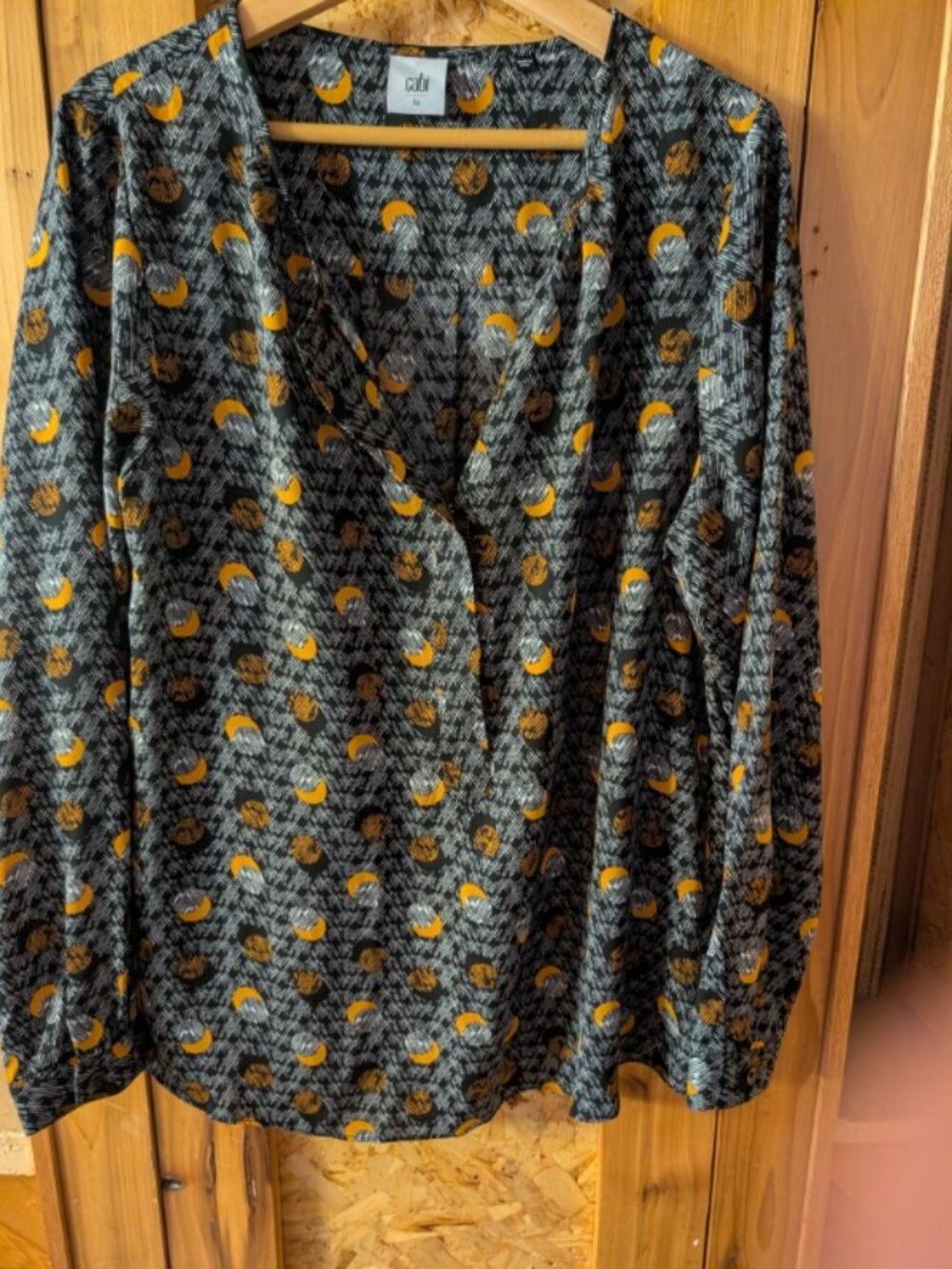 cabi Patterned Blouse